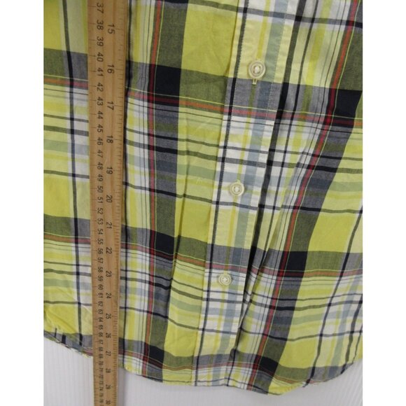 VINTAGE Lauren Ralph Lauren Top 4 Shirt Button Up Plaid Preppy RLL - Picture 5 of 10